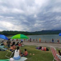 Habilitaron la playa del dique La Cienaga a menos de 50 km de San Salvador