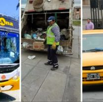 Transporte, recolección de residuos y otros servicios: Así serán los servicios en Año Nuevo