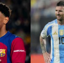 Lamine Yamal eligió a Lionel Messi como el mejor jugador del mundo: "La facilidad"