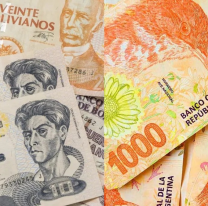 Peso argentino versus peso boliviano, cuánto te dan por $1.000