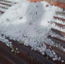 Impresionante temporal en Palpalá: El granizo provocó graves destrozos