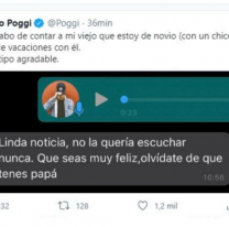 Cómo sigue la relación de Diego Poggi con su papá después del polémico tuit