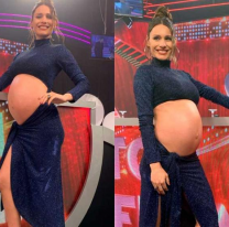 Se vacunó Pampita. Habilitaron la vacunación para embarazadas y aprovechó