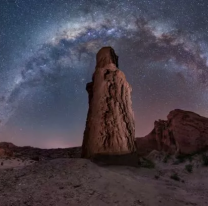 Un argentino es subcampeón del Mundial de Fotografía con una postal de la Vía Láctea en el norte