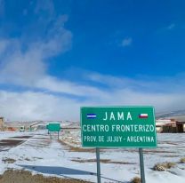 Paso de Jama inhabilitado por nieve