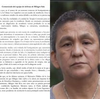 Milagro Sala: El parte oficial sobre su salud