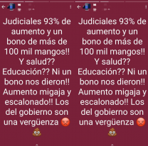 "¡¡¡VERGÜENZA!!!" Un ciudadano estalló contra los aumentos a Judiciales. ¿La salud para cuándo?