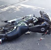 Jujeño machado se accidentó en su moto: 2.93 de alcohol en sangre 