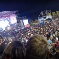 El famoso que estaba en el festival sentado en la platea: todos querían fotos