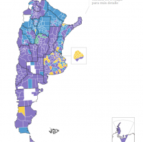 "Hasta la Antártida la ola violeta": arrasador triunfo de Milei